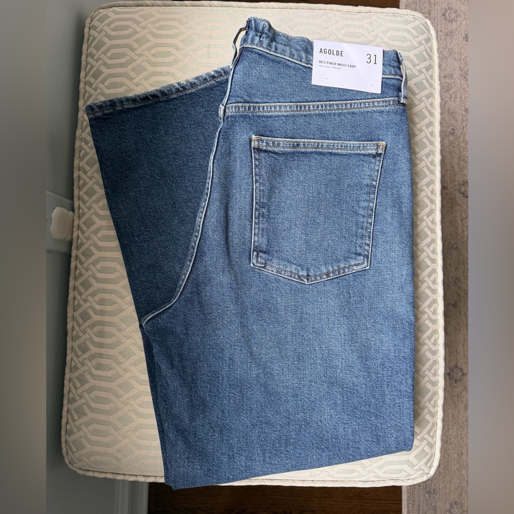 Agolde 90’s Pinch Waist Crop in Solace NWT